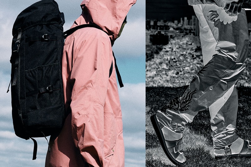 maharishi "SUMMER TECHNICAL" Spring/Summer 2020 SS20 Collection Lookbook Alastair Strong Recycled Vegetable Dyed Fabrics Materials Reinforced 3M Tech Poncho Water Repellant 
