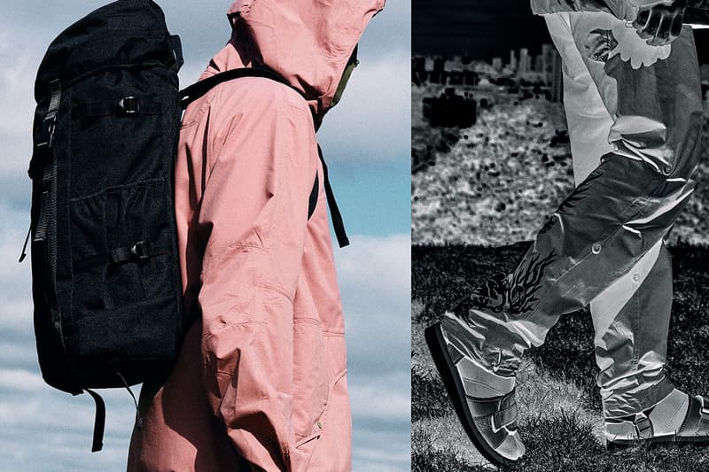 maharishi "SUMMER TECHNICAL" Spring/Summer 2020 SS20 Collection Lookbook Alastair Strong Recycled Vegetable Dyed Fabrics Materials Reinforced 3M Tech Poncho Water Repellant