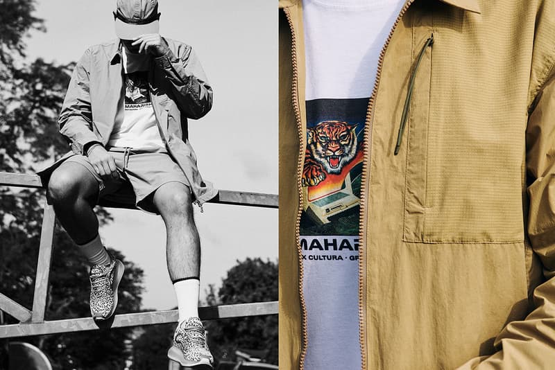 maharishi "SUMMER TECHNICAL" Spring/Summer 2020 SS20 Collection Lookbook Alastair Strong Recycled Vegetable Dyed Fabrics Materials Reinforced 3M Tech Poncho Water Repellant