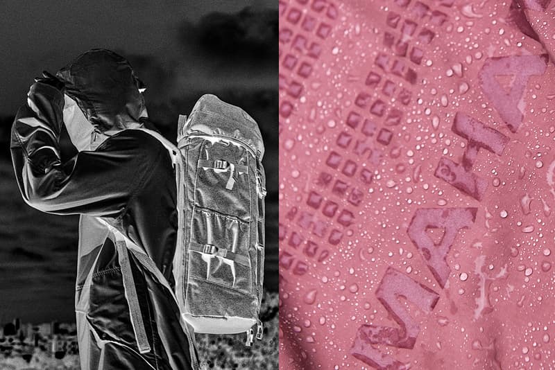 maharishi "SUMMER TECHNICAL" Spring/Summer 2020 SS20 Collection Lookbook Alastair Strong Recycled Vegetable Dyed Fabrics Materials Reinforced 3M Tech Poncho Water Repellant