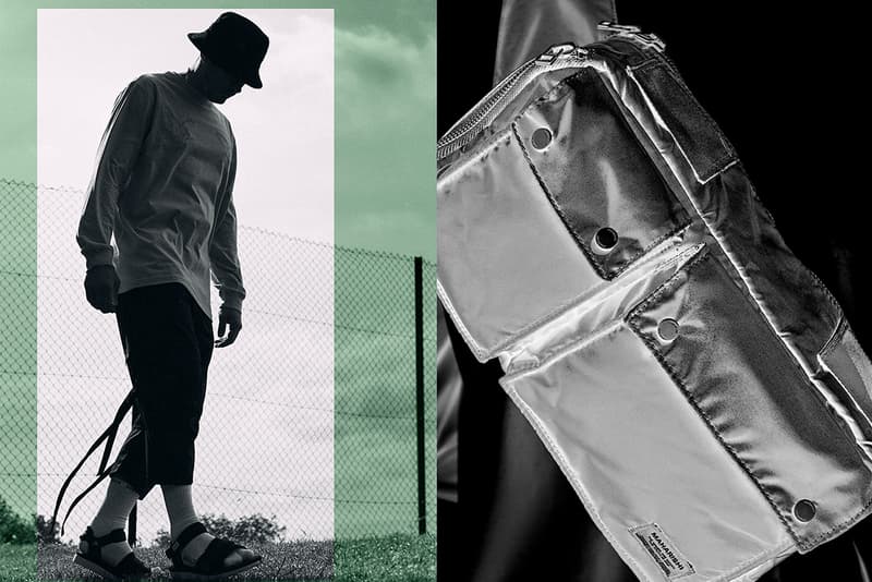 maharishi "SUMMER TECHNICAL" Spring/Summer 2020 SS20 Collection Lookbook Alastair Strong Recycled Vegetable Dyed Fabrics Materials Reinforced 3M Tech Poncho Water Repellant