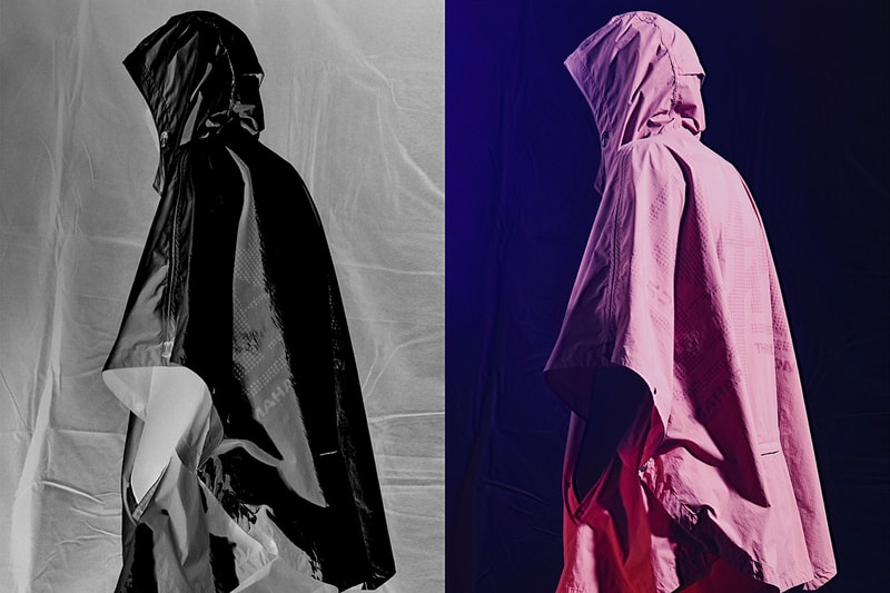 maharishi "SUMMER TECHNICAL" Spring/Summer 2020 SS20 Collection Lookbook Alastair Strong Recycled Vegetable Dyed Fabrics Materials Reinforced 3M Tech Poncho Water Repellant 