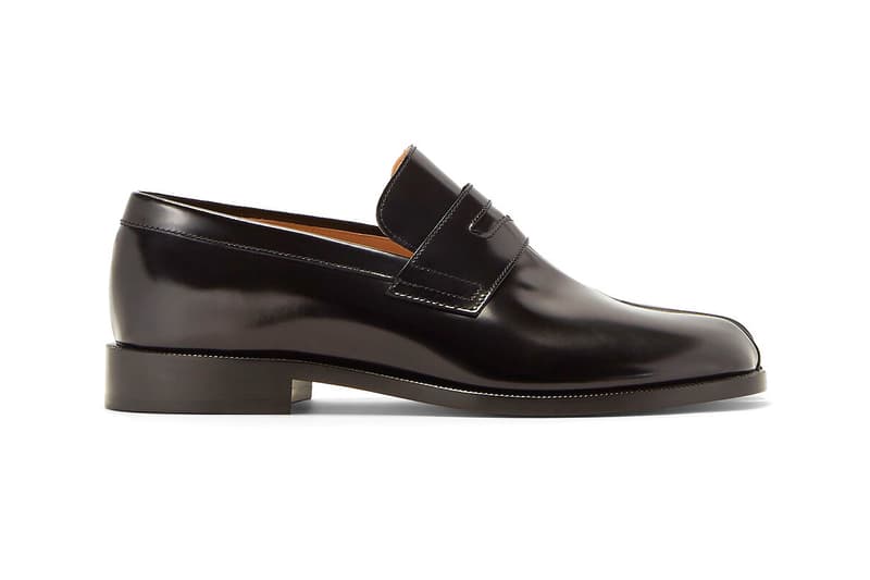 Maison Margiela Black Tabi Loafers Sneakers shoes footwear trainers runners kicks spring summer 2020 collection menswear streetwear cleft