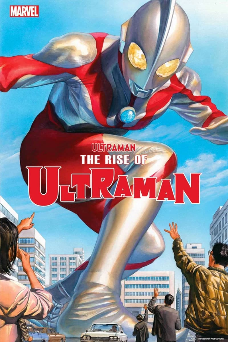 marvel the rise of ultraman tsuburaya productions issue one cover art illustration alex ross