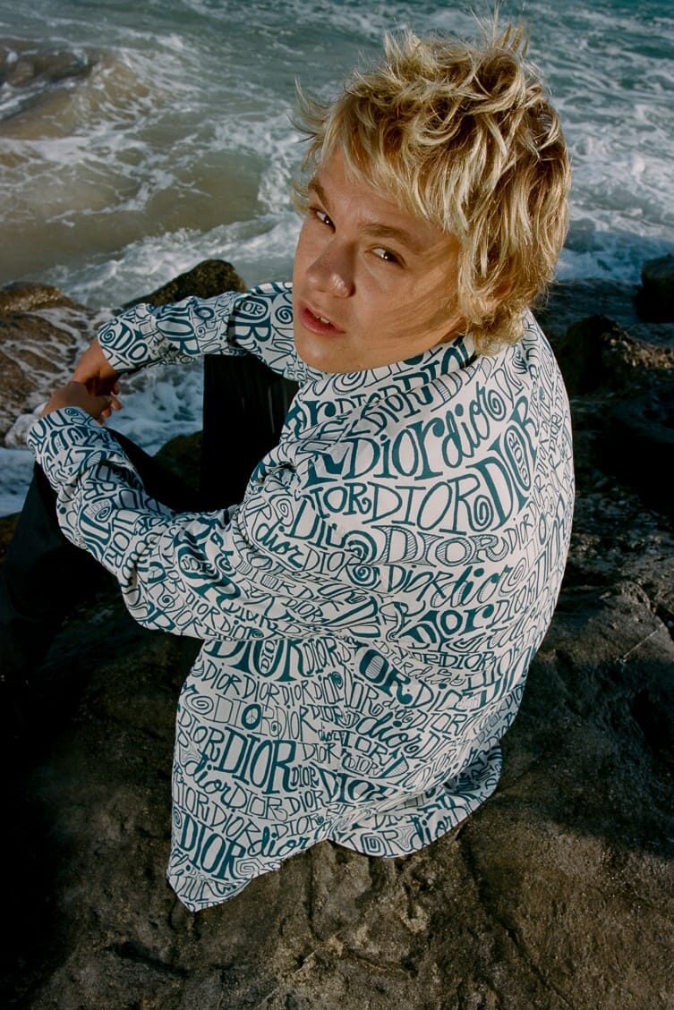 dior x stussy sweater