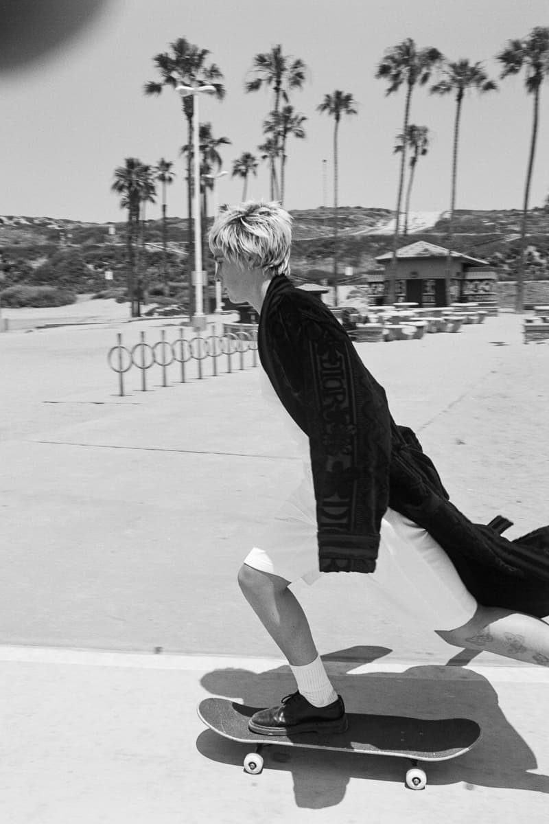 Maxfield LA Spotlights Shawn Stussy x Dior Collection Campaign Imagery Daniel Regan Los Angeles Kim Jones Skateboarding Surf Culture Californian Youth Newport Beach