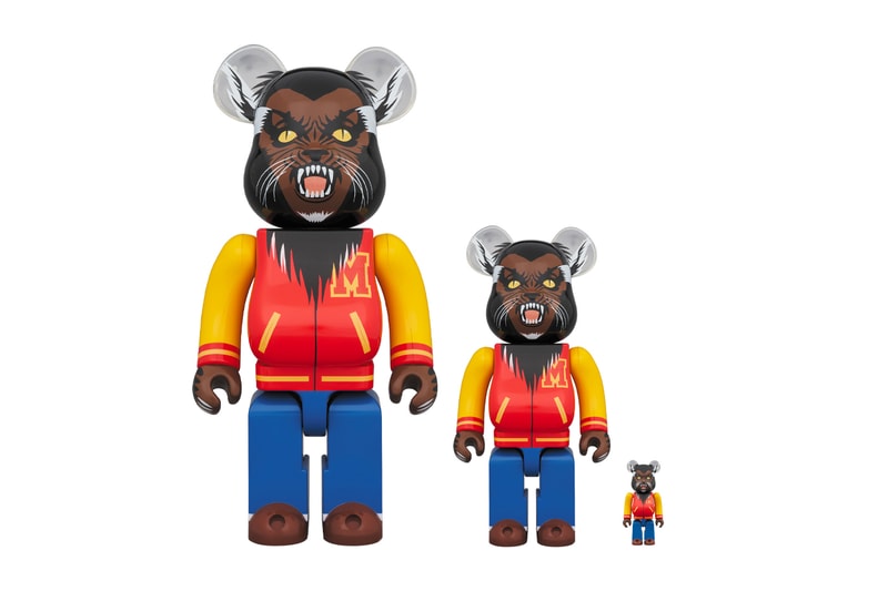 Medicom Toy x Michael Jackson "Thriller" BE@RBRICK release info collectible werewolf varsity jacket 