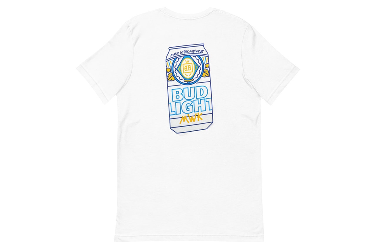 Bud Light x Midwest Kids MIDWESTBREWED Collaboration tee shirt capsule darryl brown