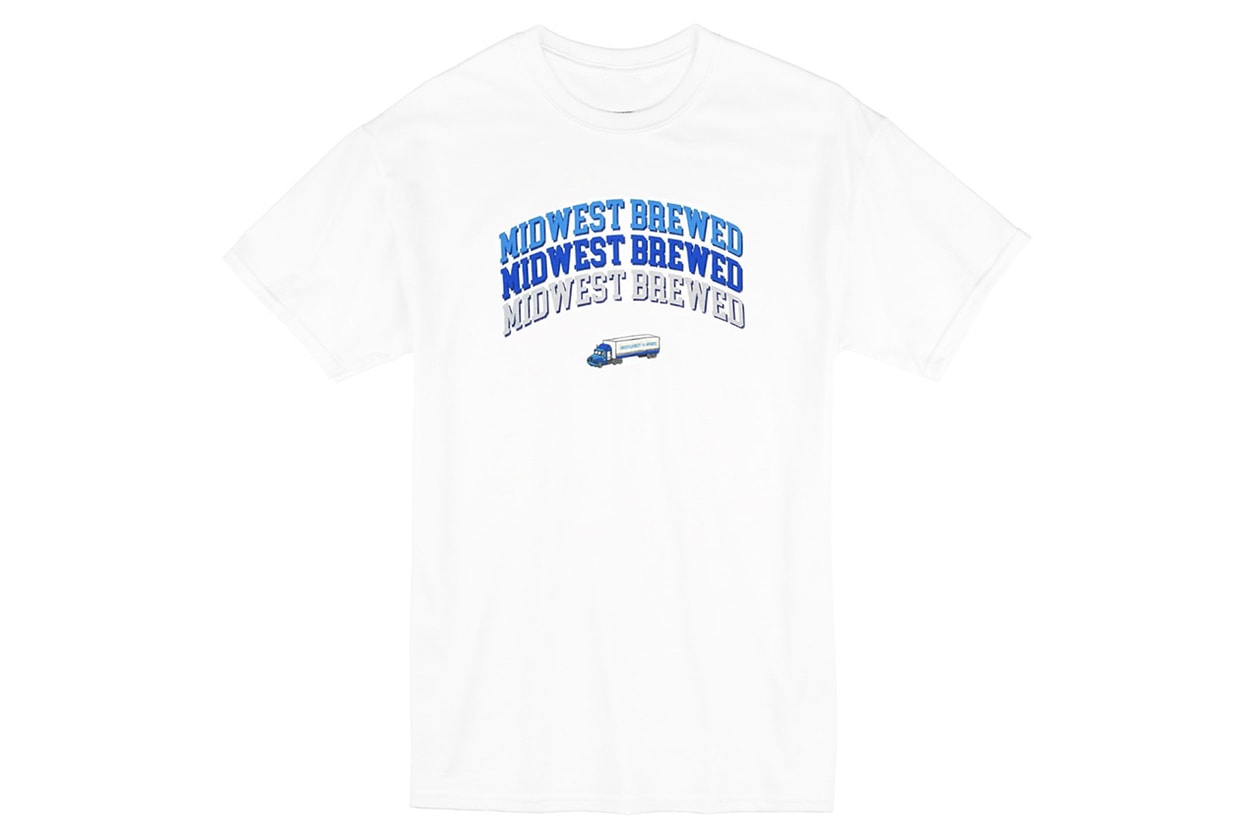 Bud Light x Midwest Kids MIDWESTBREWED Collaboration tee shirt capsule darryl brown