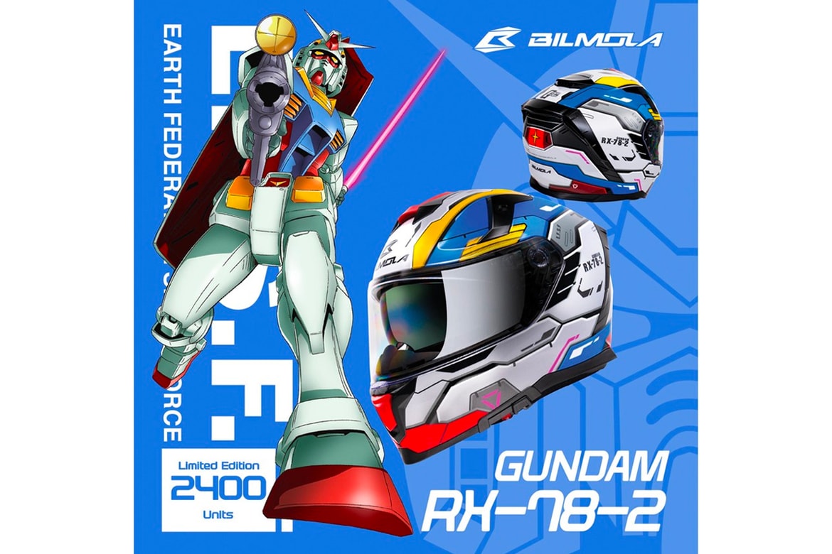 Mobile Suit Gundam X Bilmola Motorcycle Helmet Release Hypebeast