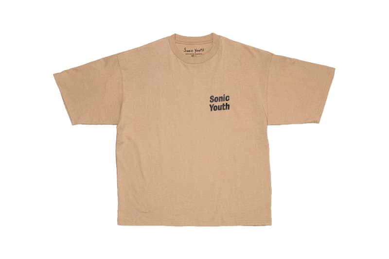 Sonic Youth monkey time T Shirt Capsule menswear streetwear spring summer 2020 collection graphic tee album rock band united arrows and sons beauty and youth