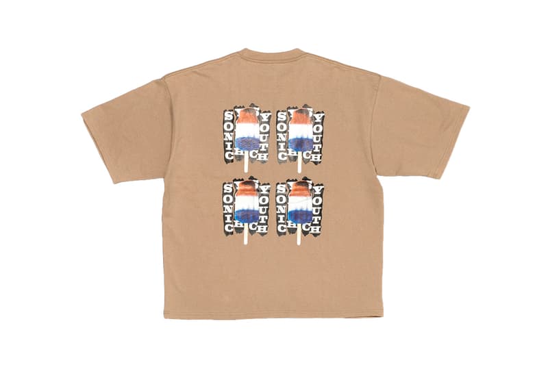 Sonic Youth monkey time T Shirt Capsule menswear streetwear spring summer 2020 collection graphic tee album rock band united arrows and sons beauty and youth
