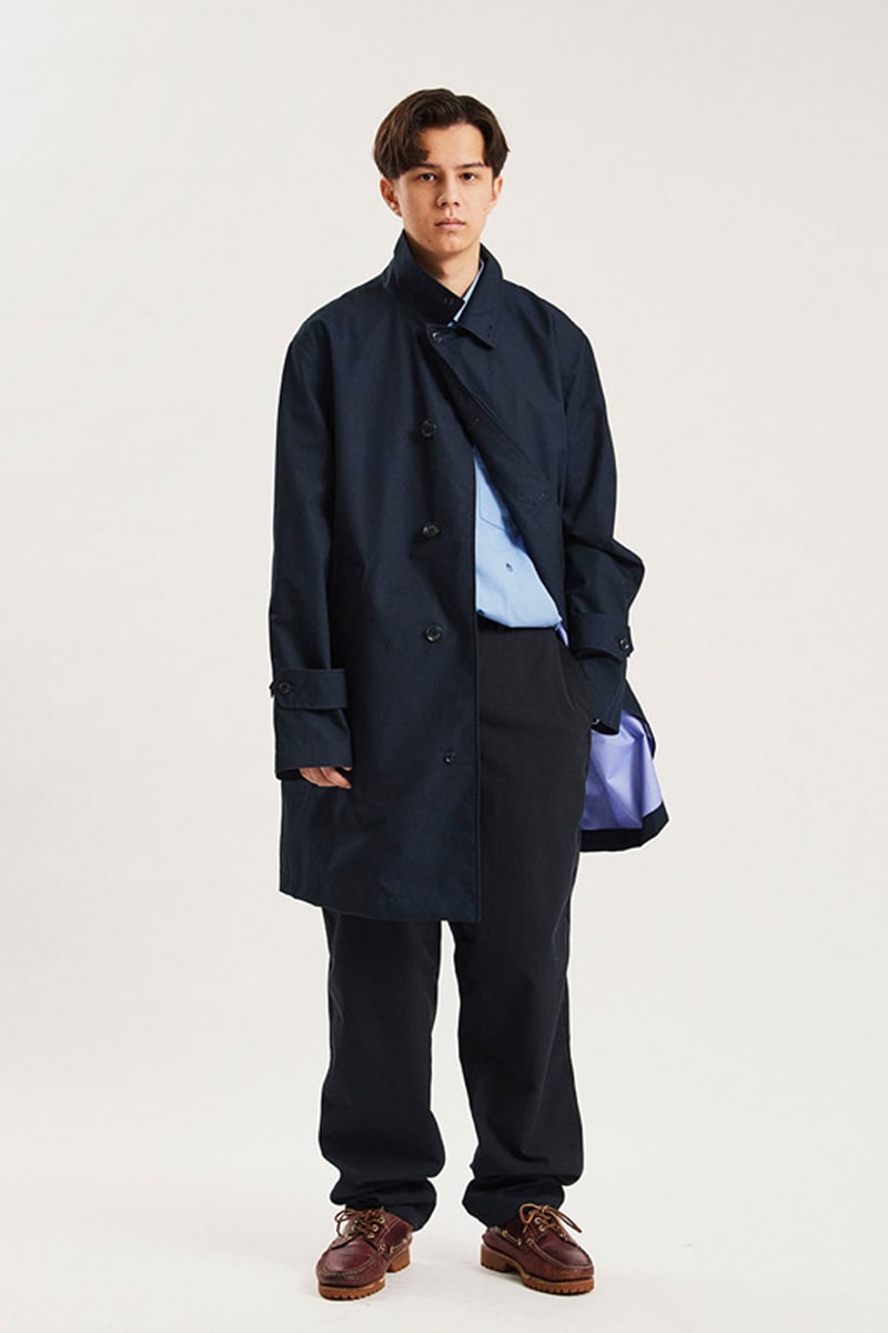 nanamica Fall Winter 2020 Lookbook collection menswear streetwear coats jackets t shirts parkas sweaters shirts liners pants corduroy trench peacoat fleece