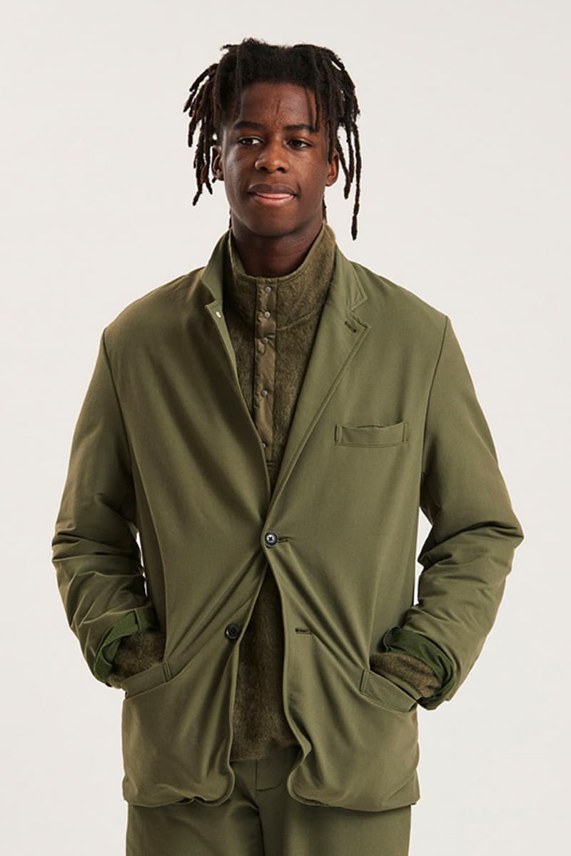 nanamica Fall Winter 2020 Lookbook collection menswear streetwear coats jackets t shirts parkas sweaters shirts liners pants corduroy trench peacoat fleece