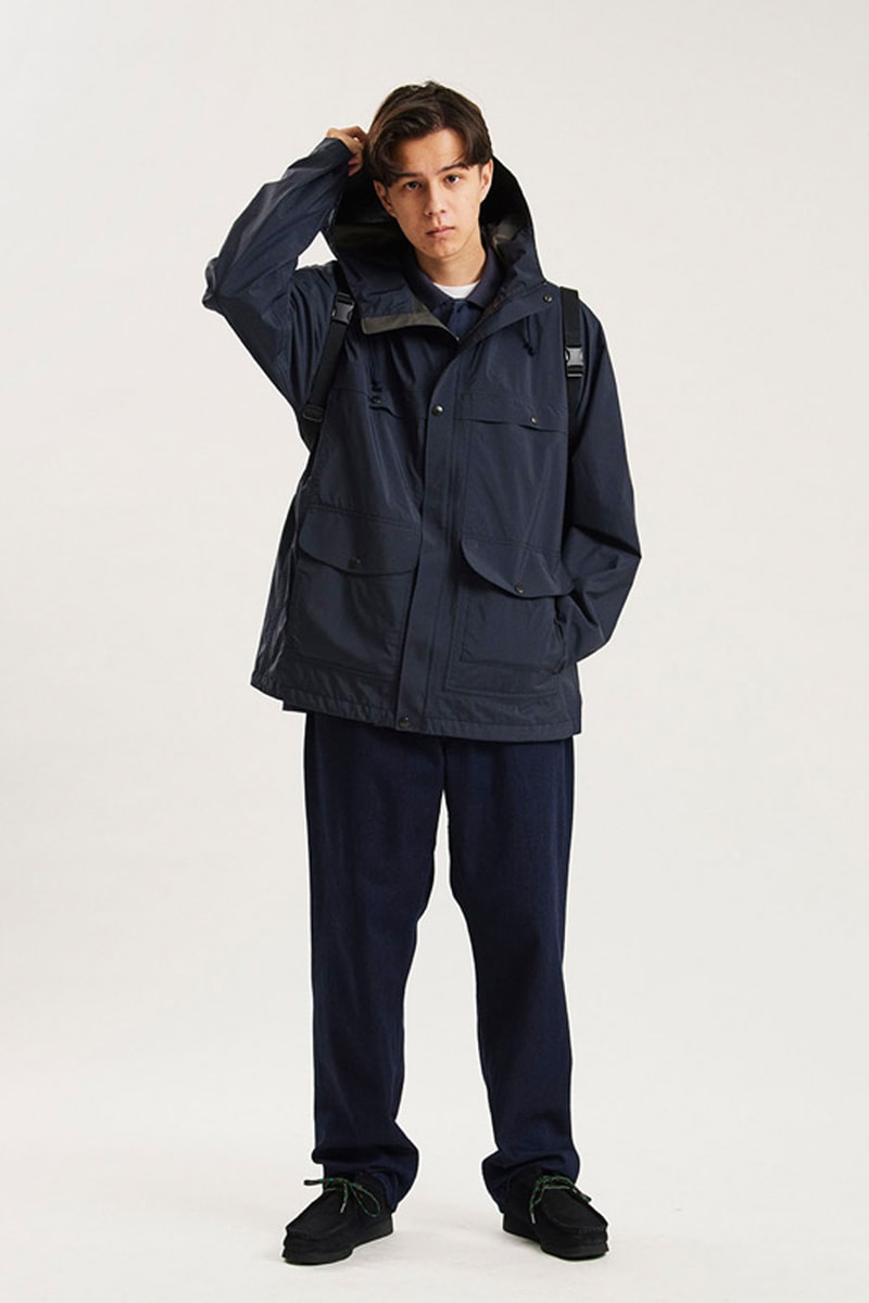 nanamica Fall Winter 2020 Lookbook collection menswear streetwear coats jackets t shirts parkas sweaters shirts liners pants corduroy trench peacoat fleece