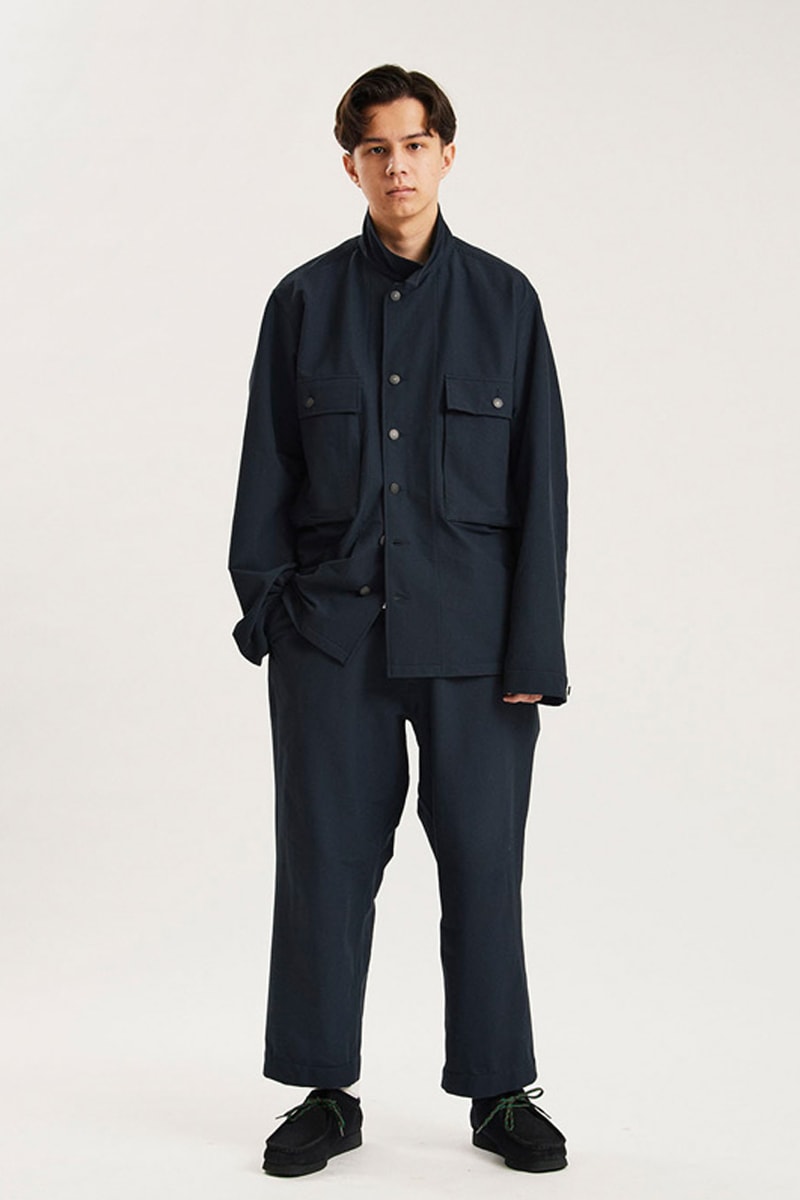 nanamica Fall Winter 2020 Lookbook collection menswear streetwear coats jackets t shirts parkas sweaters shirts liners pants corduroy trench peacoat fleece