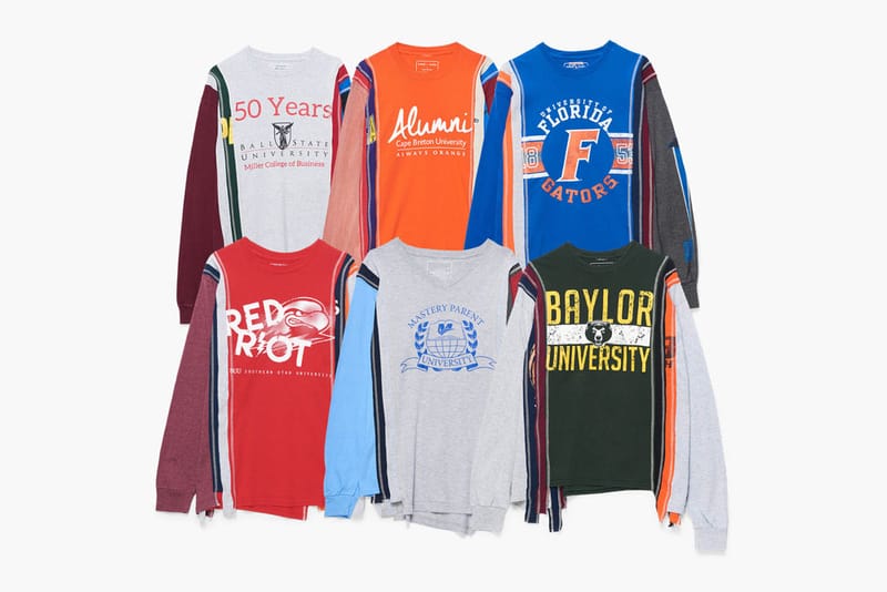 Rebuild By NEEDLES Drops New Collegiate Long Sleeve Tees