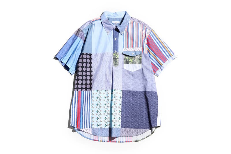 NEPENTHES Short Sleeve Button Ups Spring Summer 2020 collection menswear streetwear lineup embroidery patchwork needles engineered garments aie daiki suzuki keizo shimizu