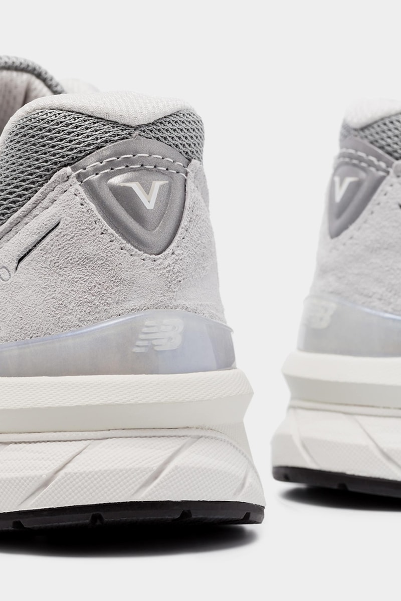New Balance Grey M990 Reflective Sneakers browns 