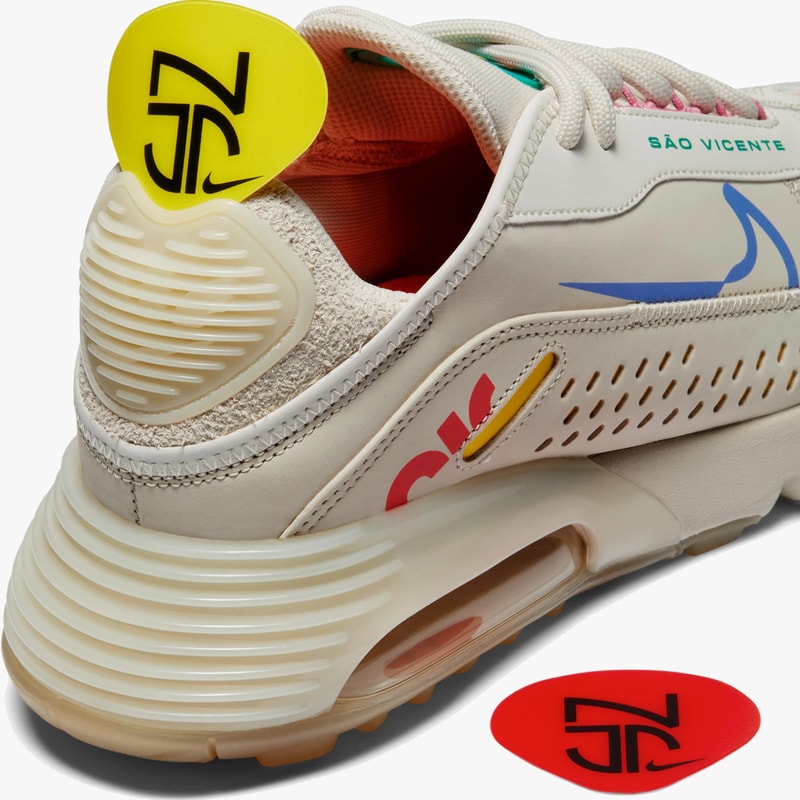neymar jr nike sportswear air max 2090 black reflective silver green strike red tan blue red green khaki Cu9371 001 100 official release date info photos price store list buying guide