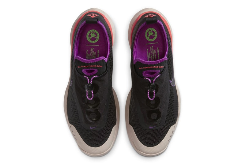 nike acg air zoom ao hiking shoe black purple red tan official release date info photos price store list buying guide