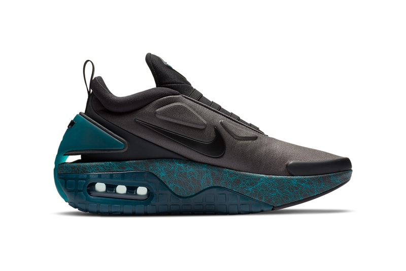 nike sportswear adapt auto max coal black dazzling emerald green speed yellow CW7271 001 official release date info photos price store list
