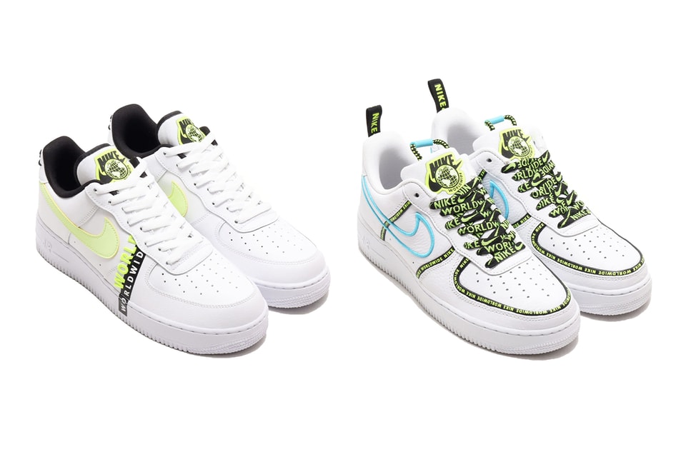 Nike Air Force 1 '07 LV8 Worldwide Pack - Glacier Blue 2020 for