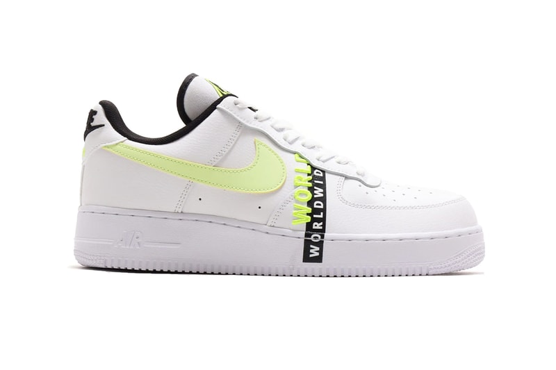 Nike Air Force 1 WHITE/BARELY VOLT-VOLT-BLACK lv8 and WHITE/WHITE-BLUE FURY-BLACK prm release info drop date price details ck7213-100 ck6924-101 worldwide pack 