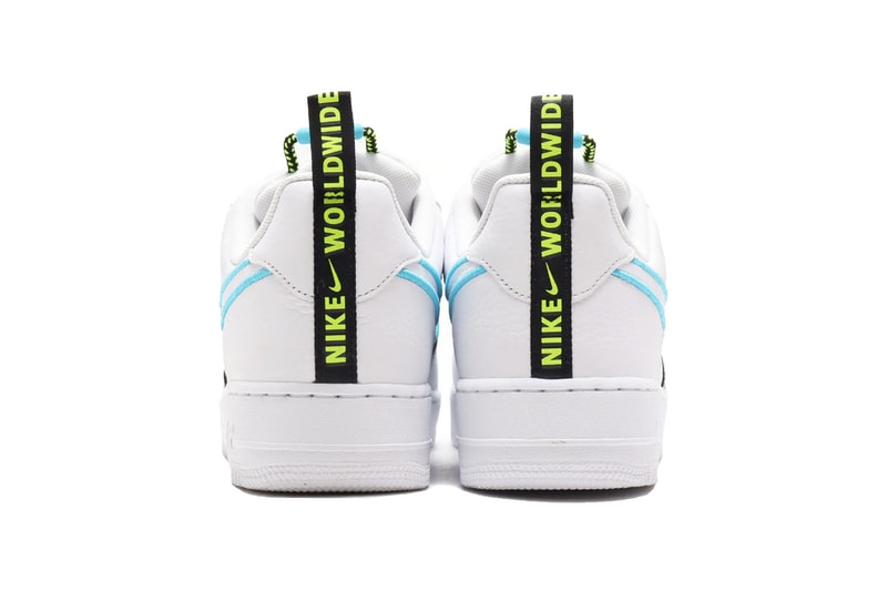 Nike Air Force 1 WHITE/BARELY VOLT-VOLT-BLACK lv8 and WHITE/WHITE-BLUE FURY-BLACK prm release info drop date price details ck7213-100 ck6924-101 worldwide pack 