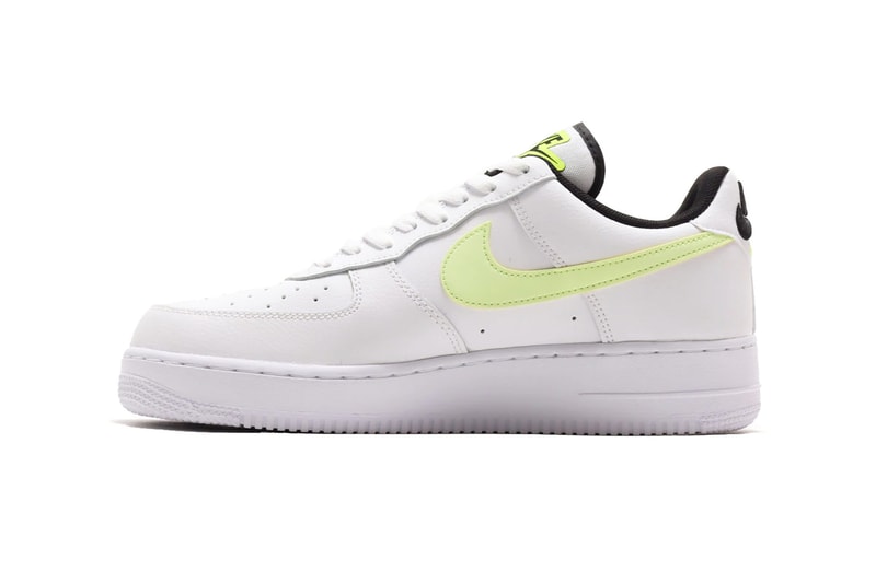 Nike Air Force 1 WHITE/BARELY VOLT-VOLT-BLACK lv8 and WHITE/WHITE-BLUE FURY-BLACK prm release info drop date price details ck7213-100 ck6924-101 worldwide pack 