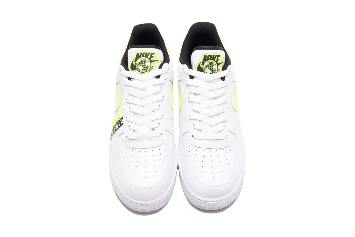 Nike Air Force 1 WHITE/BARELY VOLT-VOLT-BLACK lv8 and WHITE/WHITE-BLUE FURY-BLACK prm release info drop date price details ck7213-100 ck6924-101 worldwide pack 