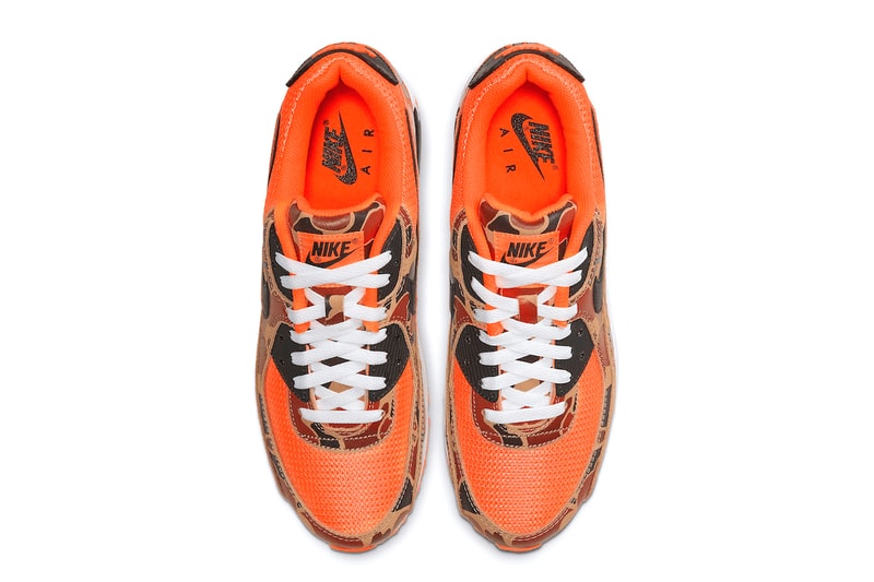nike air max 90 duck camo total orange fall 2020 release info drop