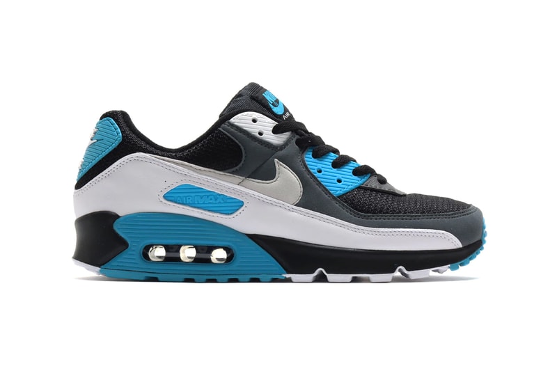 Nike Air Max 90 OG Laser Blue menswear streetwear spring summer 2020 collection sneakers kicks trainers runners footwear shoes reverse CT0693 001