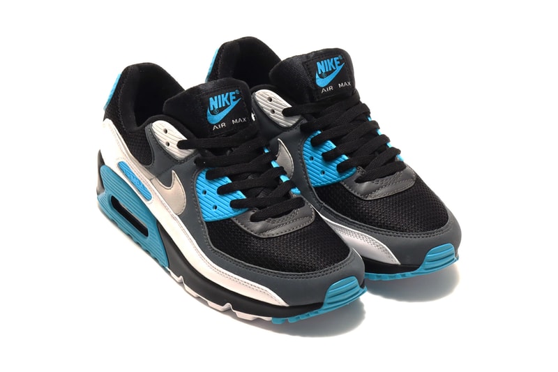 Nike Air Max 90 OG Laser Blue menswear streetwear spring summer 2020 collection sneakers kicks trainers runners footwear shoes reverse CT0693 001