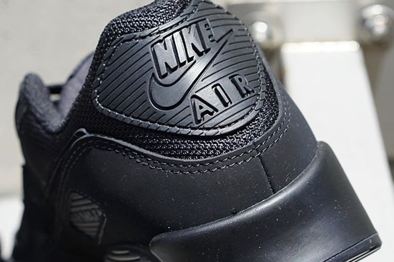 Nike Air Max 90 Triple Black cn8490 003 menswear streetwear spring summer 2020 collection footwear swoosh trainers runners shoes ss20