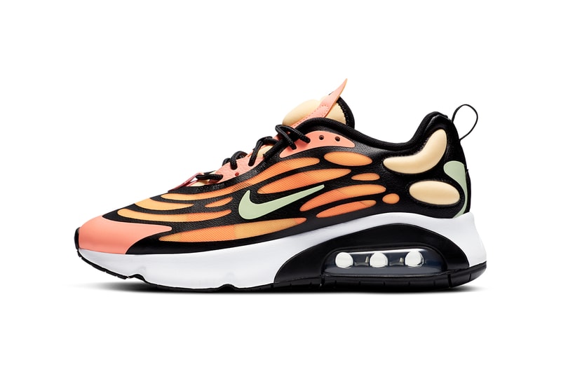 nike sportswear air max exosense atomic powder black light melon orange fluorescent yellow white CK6811 600 official release date info photos price store list buying guide 