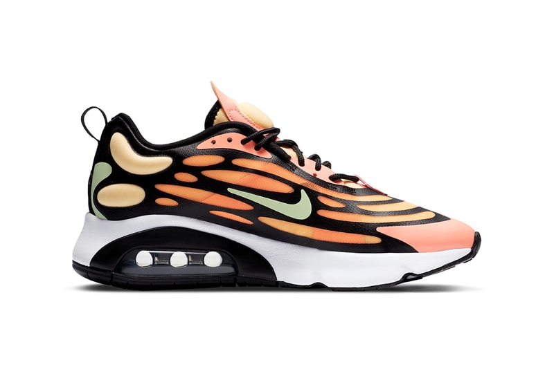 nike sportswear air max exosense atomic powder black light melon orange fluorescent yellow white CK6811 600 official release date info photos price store list buying guide 
