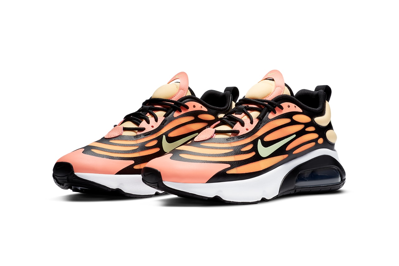 nike sportswear air max exosense atomic powder black light melon orange fluorescent yellow white CK6811 600 official release date info photos price store list buying guide