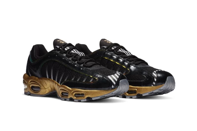 concern Unconscious Philosophical Nike Air Max Tailwind IV "Black/Metallic Gold" Info | HYPEBEAST