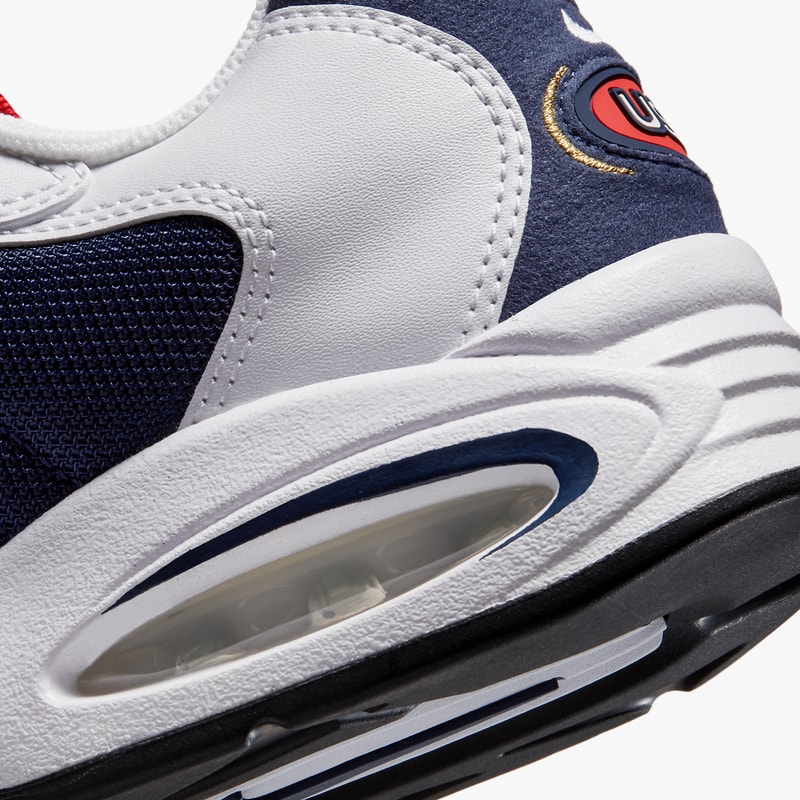 nike sportswear air max triax 96 usa olympic midnight navy white metallic gold university red CT1763 400 michael johnson official relase date info photos price store list buying guide