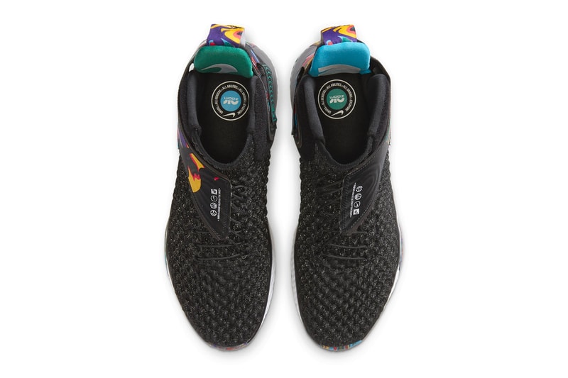 Nike Air Zoom UNVRS FlyEase Black Karantz Blue White menswear streetwear spring summer 2020 collection basketball shoes runners trainers sneakers footwear swoosh check