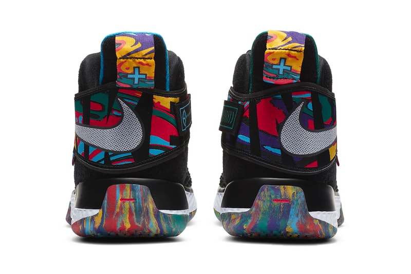 Nike Air Zoom UNVRS FlyEase Black Karantz Blue White menswear streetwear spring summer 2020 collection basketball shoes runners trainers sneakers footwear swoosh check
