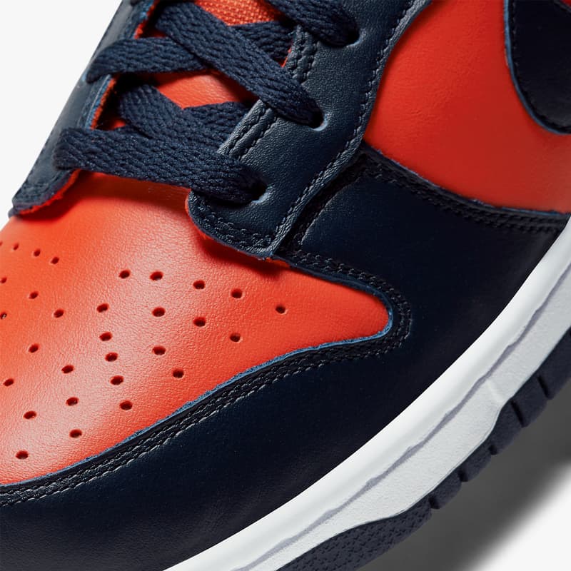 nike sportswear dunk sp low champ colors team tones be true to your school university orange marine navy blue white CU1727 800 official release date info photos price store list buying guide