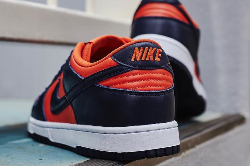 nike sportswear dunk low sp champ colors team tones pack orange navy blue white CU1727 800 official release date info photos price store list 