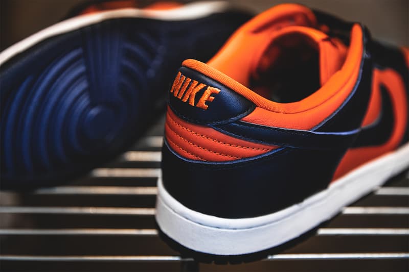 Nike Dunk Low SP Champ Colors Another Closer Look CU1727-800 Release Info University Orange Marine