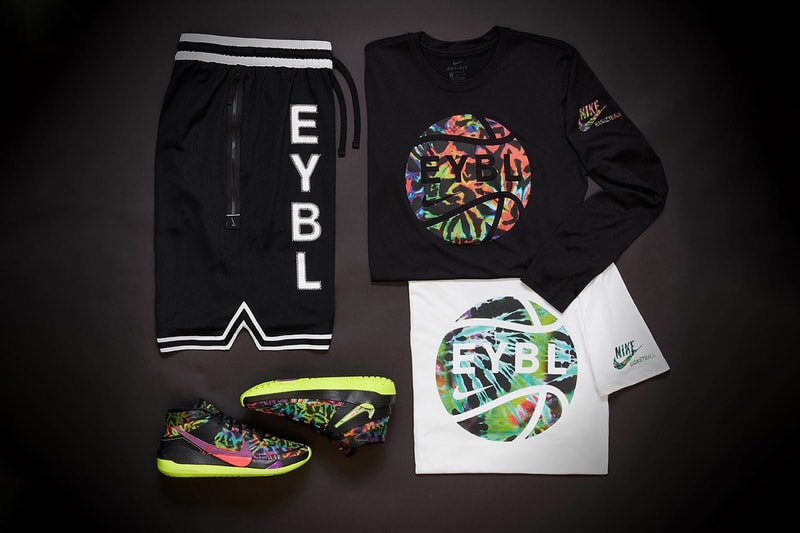 Nike Gifts Special Edition Kobe V 5 Protro KD 13 EYBL Class of 2020 summer high school basketball league elite youth tie dye 