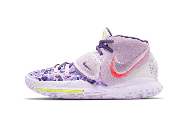 nike basketball kyrie irving 6 asia purple red yellow white grey camo CD5033 500 official release date info photos price store list