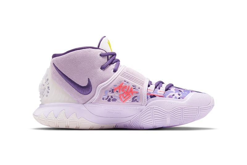 nike basketball kyrie irving 6 asia purple red yellow white grey camo CD5033 500 official release date info photos price store list