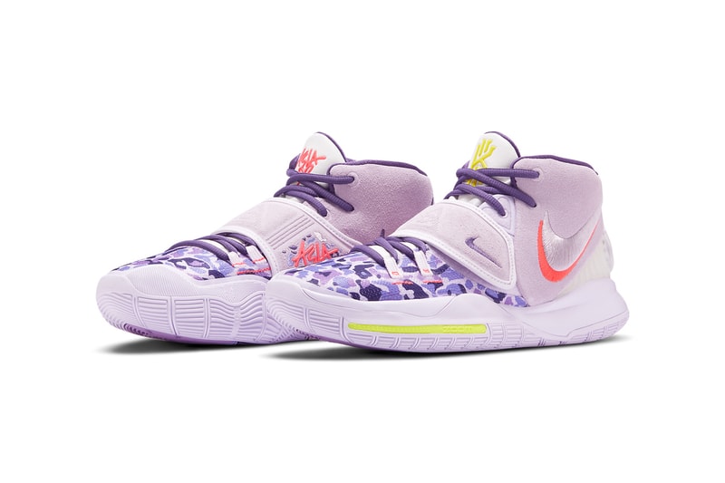 nike basketball kyrie irving 6 asia purple red yellow white grey camo CD5033 500 official release date info photos price store list