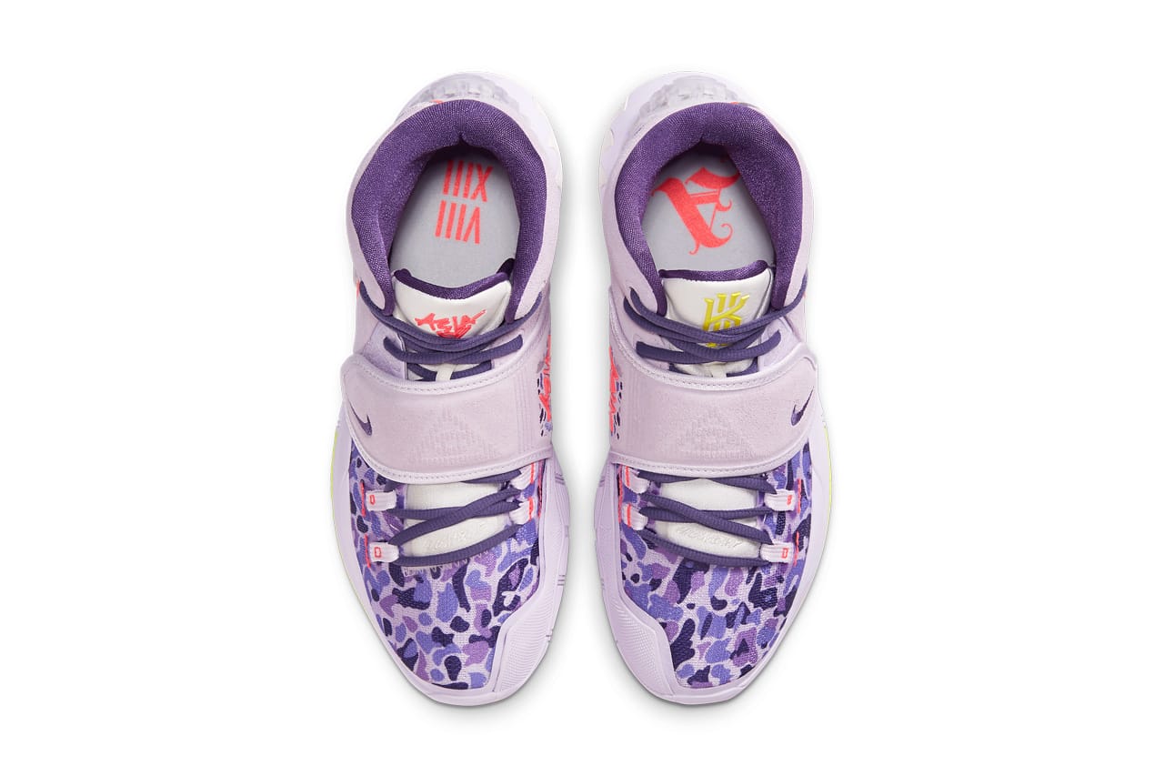  Dr. Shoes BQ4631 101 Nike Kyrie 6 Neon Graffiti